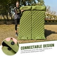 Camping Sleeping Pad, 79" × 28" Ultralight Camping Mat with Builtin Foot Pump for Backpacking