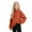 Orange, variant on Mercatoo Girls Mock Neck Sweatshirt Kids Oversized Turtleneck Pullover Sweatshirts Trendy 𝐘2K Hoodies Plain Warm Top