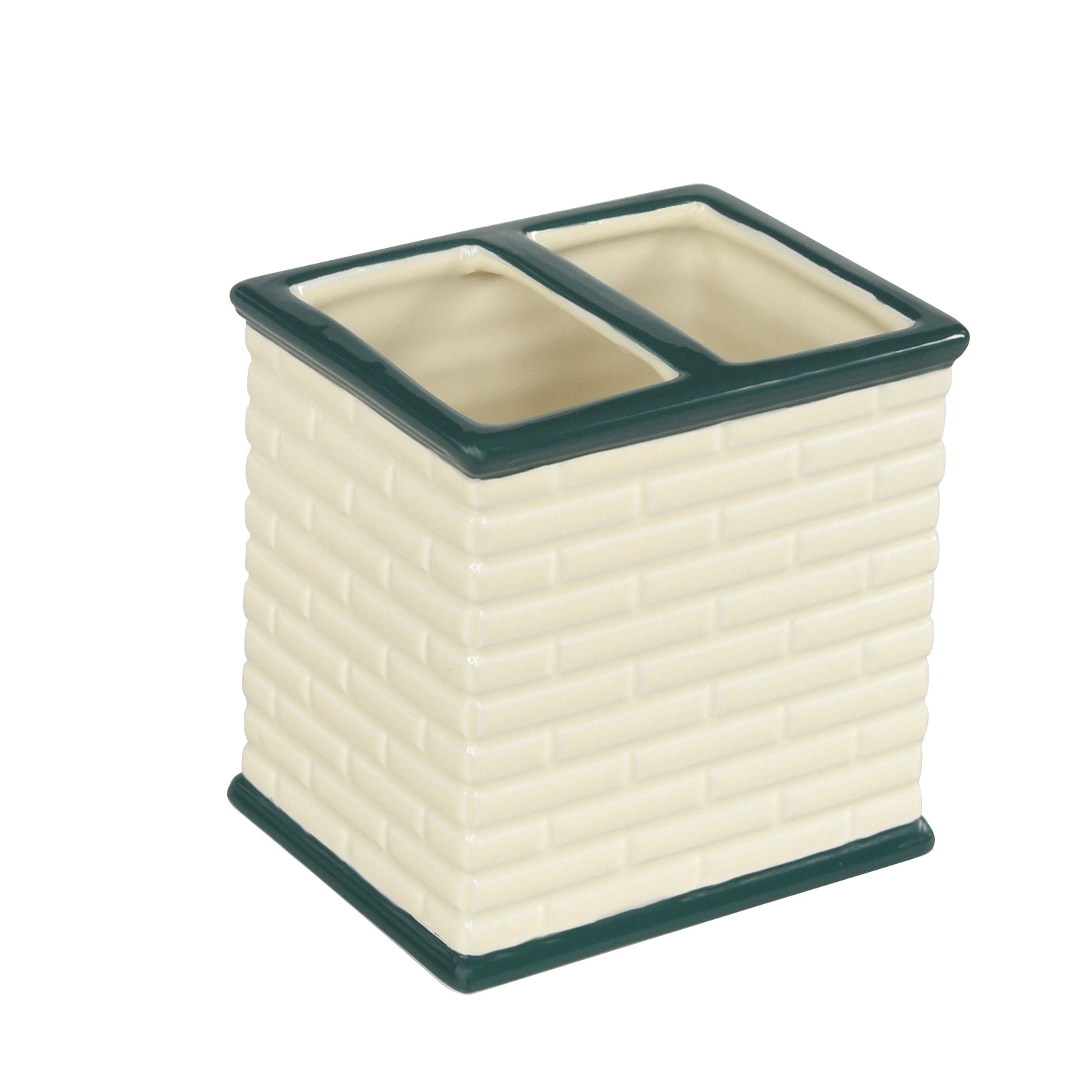 Ceramic 3 Pc Holiday Bath Organizer Set