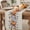 Blue Beige, variant on Fall Orange Blue Pumpkins Table Runner - 72 Inch Long Thanksgiving Autumn Leaf Beige Cotton and Linen Blended Dress Scarves Farmhouse Table Runner for Kitchen Dining, Coffee Table, 13" x 72"