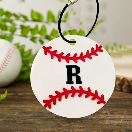 

Giyblacko Hangs26 Letters Funny Hanging Pendant Baseball Bat Bag Sports Bag Hanging Pendant Tag Baseball Team Bag Hanging Pendant With A TO Z