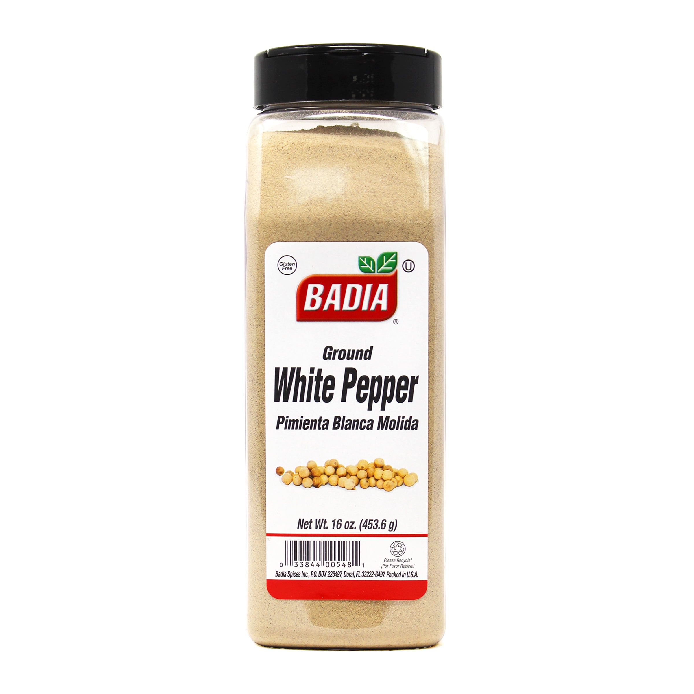 Badia White Pepper Ground, 16 oz