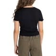 thumbnail image 3 of Jordache Girls Ruched Front Top, Sizes 4-18, 3 of 7