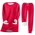 thumbnail image 1 of Chemises de Nuit pour Femmes Chandail à Manches Longues Épais en Peluche Décontracté Confortable Ensemble de Pyjama m Pyjamas pour Femmes Ensemble, 1 of 4