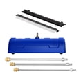 thumbnail image 3 of Dickly 6 Pieces Surface Cleaner Pressure Washer Extension Brushes Quick Connect Durable Blue, 3 of 8