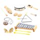 thumbnail image 4 of Juego de percusión de juguete musical Montessori de 9 piezas, juguete educativo para edades de 3 a 10 años, 4 of 9