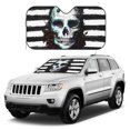 thumbnail image 4 of Bingfone Watercolor Skull Car Windshield Sunshade,Sun Foldable Sun Shield Sun Visor for Car - Medium, 4 of 8