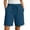 *Blue, variant on Women's Linen Cotton Drawstring Elastic Waist Shorts, Casual Summer Beach Shorts with Pockets White,Women's Plus L