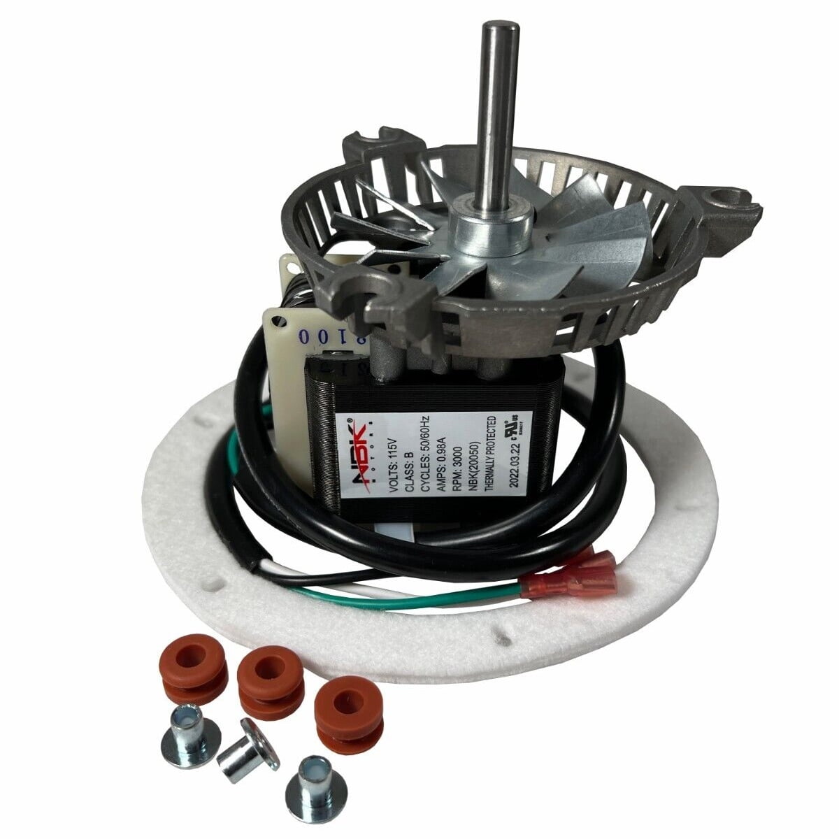 NBK 20050 Pellet Stove Exhaust Combustion Blower Motor For Harman 3121