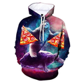 thumbnail image 3 of Sudadera con estampado 3D de animales divertidos y perezosos, linda sudadera con capucha Bradypod para hombres, ropa informal para mujeres, ropa de calle con capucha para niños, 3 of 5