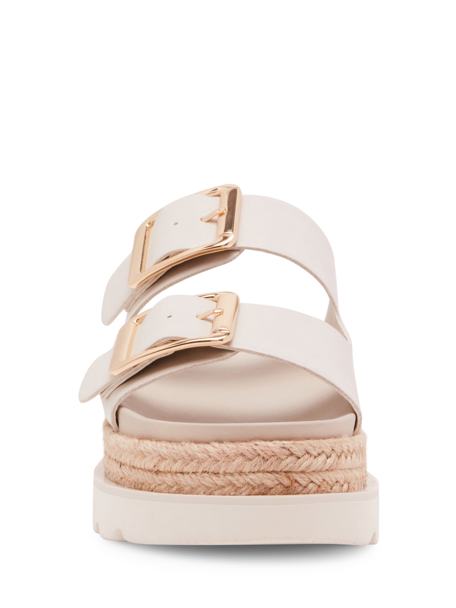Madden Girl Women's Mythicall Two Strap Slide Platform Sandal