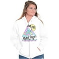 thumbnail image 4 of The Smurfs Cartoon Beach Vacation Zip Up Hoodie Men's Women's Brisco Brands S, 4 of 5