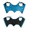thumbnail image 7 of ALLLIST Women Tops Blue Corset Solid Slim Sleeveless Sweetheart Tank Tops Tank L, 7 of 7