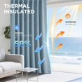 thumbnail image 4 of Cortinas Joydeco 305 cm Azul Cielo Opacas Térmicas 2 Paneles, 4 of 9