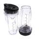 thumbnail image 3 of Vasos de Repuesto Yashi 24 oz Compatibles con Ninja BN401 BN701 BN800 Negro Transparente, 3 of 5