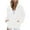 White, variant on Inleife Women's Casual Long Sleeve Zip Up Jackets Turndown Collar Fall Winter Outerwear Casual Fuzzy Coats with Pockets