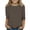 Brown, variant on Plus Size Tops for Women,Womens Tops under $5,Children's Solid Color 3/4 Sleeve Round Neck Tops/shirt Purple 5 Years