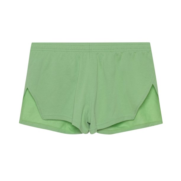 pstuiky Hombres bajos, Pantalones cortos deportivos de algodón elásticos de cintura media con bolsillo para hombre Pantalones cortos deportivos para hombre