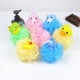 thumbnail image 1 of 7 Piezas Esponjas de Baño Animal Niños Lufa Baño Puf Malla Animal Juguete Esponja de Baño Colorido Dibujos Animados Cuerpo Depurador Bolas Ducha Malla para Niños Adultos, 1 of 5