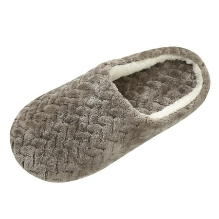 

Slippers for Women Women S House Slippers Slip-On Anti-Skid Flower Indoor Casual Shoes Snow Slipper House Slippers Flock 36-37