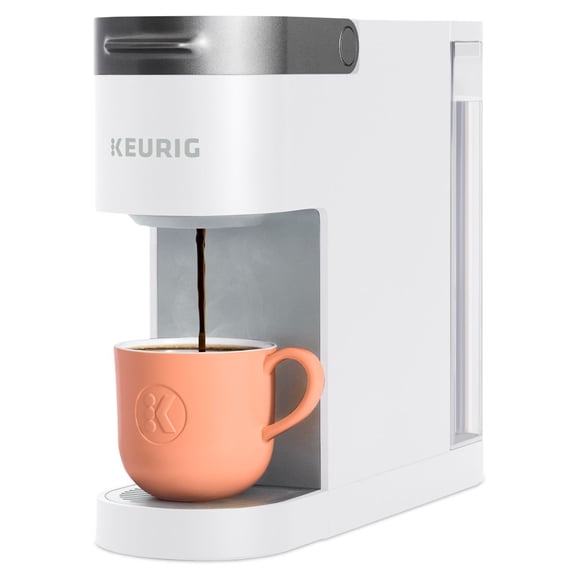 Keurig® K-Slim® Automatic Single Serve K-Cup® Pod Coffee Maker - White; Narrow Coffee Maker, Multiple-Cup Reservoir, Multistream Technology