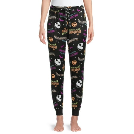 

Disney s Nightmare Before Christmas Women s and Women s Plus Sleep Joggers