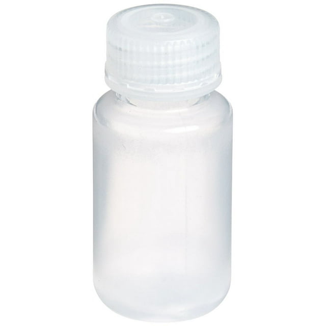 Jinsinto Laboratory Grade Polypropylene Wide Mouth Reagent Bottle | Designed for Laboratories, Classrooms, or Storage at Home | 60mL (2oz) Capacity | Pack of 6, Clear