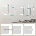 2 Set Wall Mount Stand Lightsaber Stand Wall Mounted Sword Display