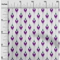 thumbnail image 2 of oneOone Cotton Poplin Purple Fabric Ikat Dress Material Fabric Print Fabric By The Yard 56 Inch Wide, 2 of 6