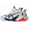 thumbnail image 4 of ASICS METARISE 2 1051A089 101 Blanc/bleu Mako Chaussures de Volleyball pour Hommes, 4 of 6