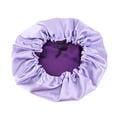 thumbnail image 5 of Eoperou Double Layer Adjustable Curly Trim Sleep Cap Reversible Satin Bonnet Hair Cap Hair Treatment, 5 of 8