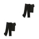 thumbnail image 2 of Conjunto de Pijama de Satén de Seda Helada Sonducket para Mujer Negro 3XL, 2 of 6