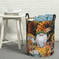 thumbnail image 5 of Picia Welcom Fall Large Laundry Basket, Waterproof, Freestanding Laundry Hamper, Collapsible Tall Clothes Hamper with Extended Handles-Small, 5 of 8