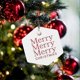 thumbnail image 3 of 100 piezas de adornos para árbol de Navidad, etiquetas de regalo, adornos para tarjetas de Navidad, hexágono blanco, 3 of 4