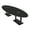Black Cypress w/Matte Black Base with Electric, variant on 12' Modular Oval Conference Table With Metal Bases And Electric Units