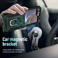 thumbnail image 4 of Case for Samsung Galaxy Z-Flip 5 5G Case: Z Flip 5 Case Military Grade Protection Shockproof Cell Phone Case with Kickstand Protective Dropproof Cover for Galaxy Z Flip 5 Teal Case, 4 of 6