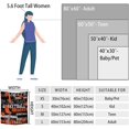 thumbnail image 5 of Basketball Throw Blanket - Soft, Fuzzy & Warm - 40x50 Inches Flannel Blankets for Travel, Office - Black Sports Throws Gift for Kids, 5 of 6