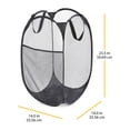thumbnail image 5 of Whitmor Pop & Fold Laundry Hamper - Black - Adult Use, 5 of 5