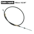 thumbnail image 3 of Unique Bargains 1pcs Black Gear Shifter Transmission Control Shift Cable Fit for B M Shifters, 3 of 6