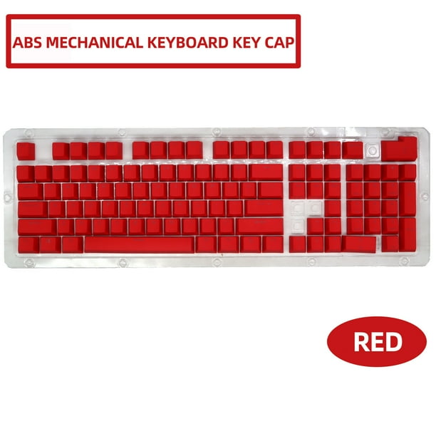 Reemplazo de teclas para juegos con retroiluminación colorida de 104 teclas Teclado mecánico