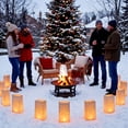 thumbnail image 6 of Bwomeauty Christmas Gifts, 10 Pack Hollow Paper Luminarys Bags Luminaria Candle Bags For Christmas Wedding Outdoor Pathways Holiday Decor, Family Gifts, 6 of 6