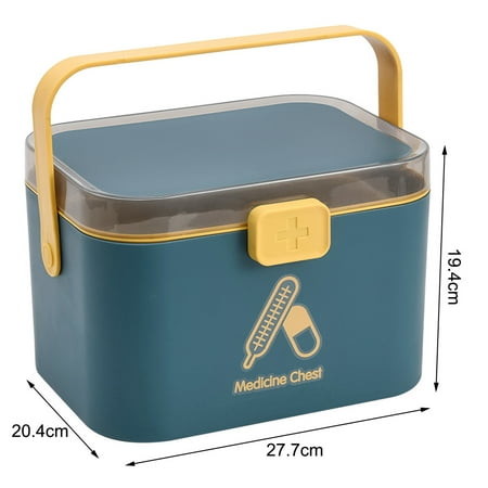Home Care Medicine Cabinet Plastic Storage Boxes Fashion Color Portable