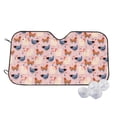 thumbnail image 2 of Lsque Funny Chicken Car Windshield Sun Shade | Accordion Folding Style Auto Shade for Car Truck SUV Van | Blocks UV Rays Sun Visor Protector | Small, 2 of 7