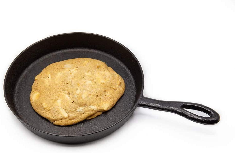 Panookie Gourmet Cast Iron Cookie Skillet for Baking Giant Cookies and
