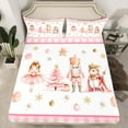 thumbnail image 2 of Feelyou Royal Guarder Nutcracker Bed Sheets, Christmas Festival King Sheets, Ballet Princess Sheet Set, Breathable Home Decor,4-Piece, 2 of 7