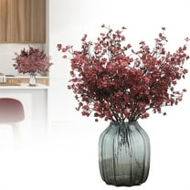 VINOIC Artificial Gypsophila Bouquet - Faux Cherry Blossom Stems for Wedding Centerpieces & Table Decor
