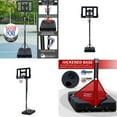 thumbnail image 3 of Teenagers Portable Basketball Hoop Height Adjustable basketball hoop stand 7.5ft - 10ft with 44 Inch Backboard and Wheels for Adults Teens, 3 of 6
