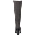 thumbnail image 3 of Style & Co. Womens Addyy Microsuede Pull On Knee-High Boots, 3 of 3