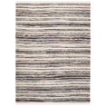 thumbnail image 6 of SAFAVIEH Rag Benton Striped Cotton Runner Rug, Ivory/Charcoal, 2'3" x 8', 6 of 10