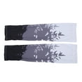 thumbnail image 1 of 1 par de mangas de seda de hielo para brazos con protección solar UV, finas, transpirables y refrescantes para conducir, deportes de verano, XL, color negro, 1 of 14